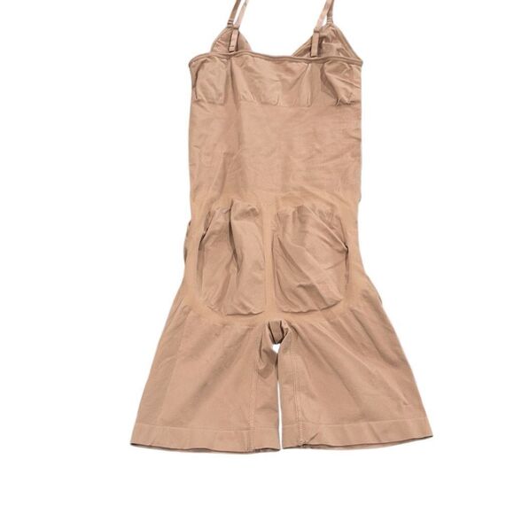 Heyshape Beige Shapewear Bodysuit Adjustable Straps Tummy Control Seamless Large - Picture 2 of 7